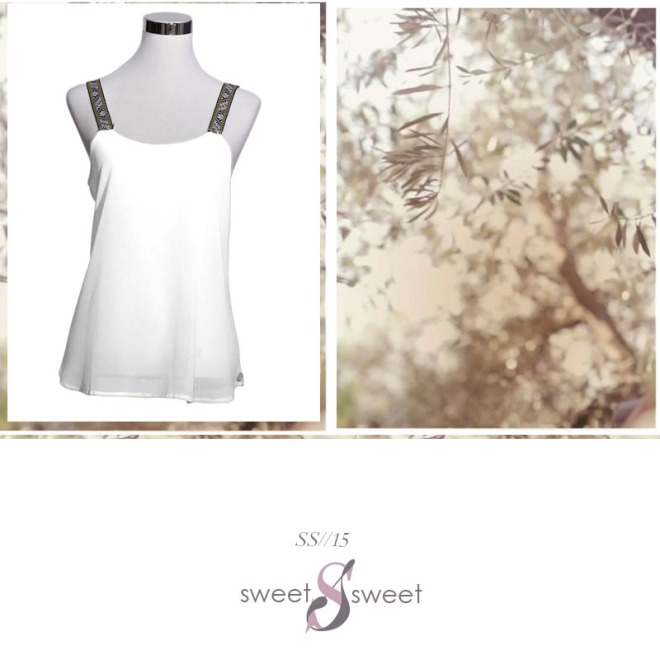 camiseta tirante blanco | SweetSweet